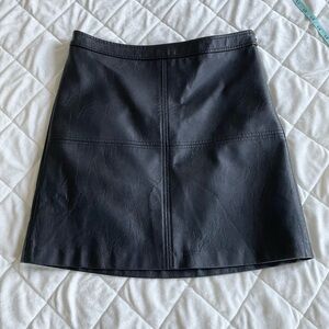 The Limited Faux Leather Mini Skirt